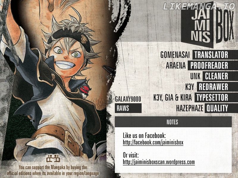 Black Clover chapter 19 image 01